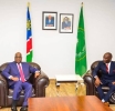 Félix Tshisekedi à Windhoek (Namibie)