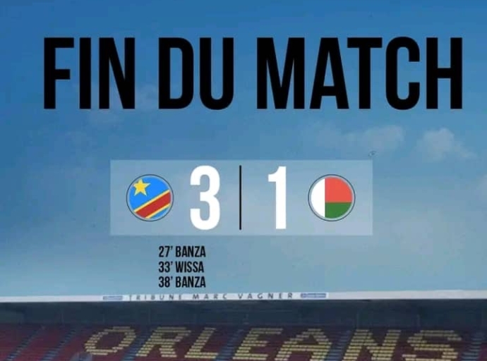 SPORT/AMICAL FIFA: LA RDC EN TRIOMPHE