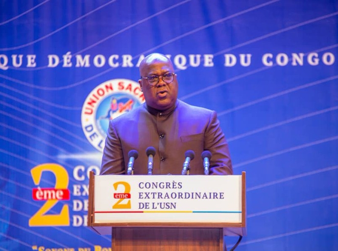 CONGRES DE L'UNION SACRÉE: LE PRÉSIDENT TSHISEKEDI CROIT À L'UNITE NATIONALE