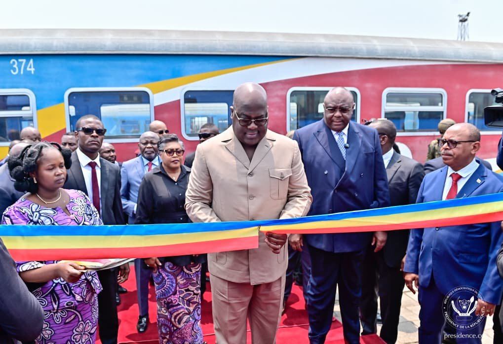 RDC: FELIX TSHISEKEDI LANCE LA REPRISE DE TRAFIC FERROVIAIRE KINSHASA-MATADI