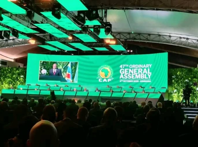 RDC : OUVERTURE DE LA 47eme ASSEMBLÉE GÉNÉRALE DE LA CONFÉDÉRATION AFRICAINE DE FOOTBALL A KINSHASA