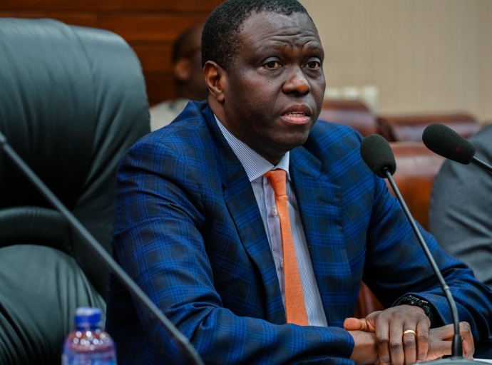 KINSHASA : LE GOUVERNEUR DE LA BCC, ANDRÉ WAMESO, A PRÉSIDÉ UNE SÉANCE DE TRAVAIL AVEC LE FMI