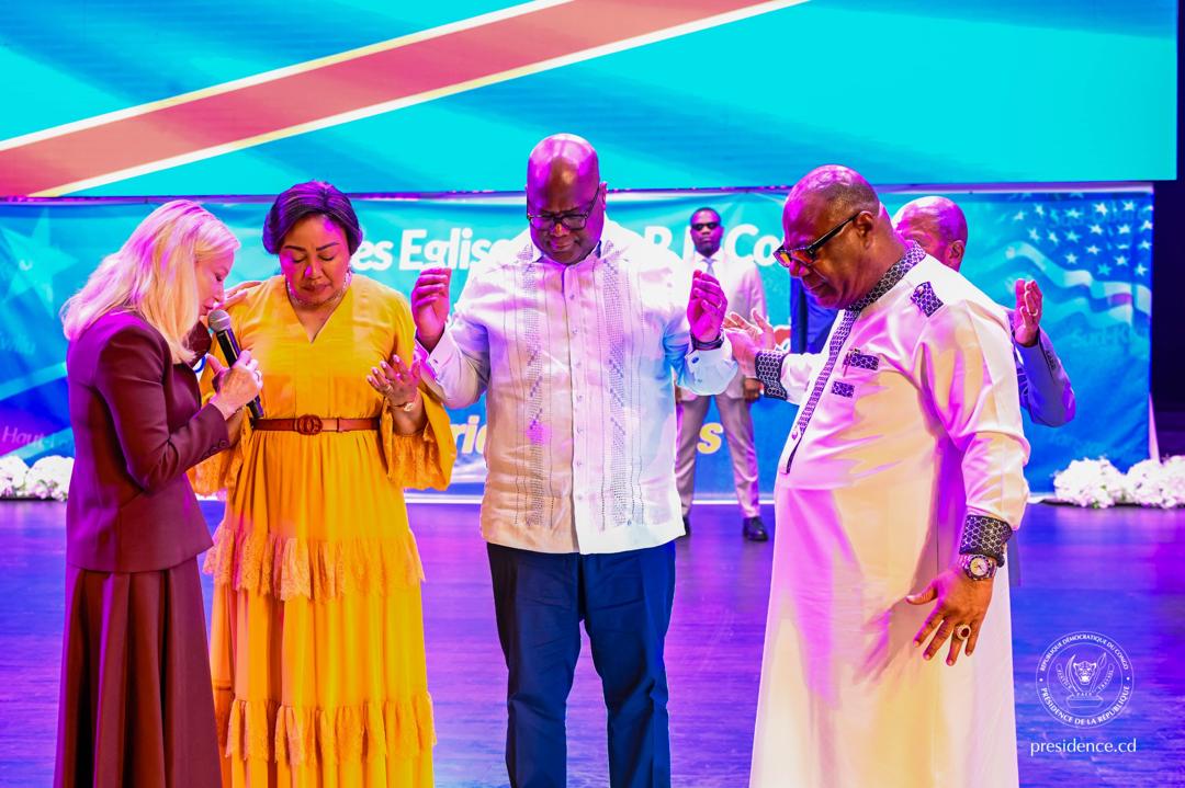 Le président Félix Tshisekedi a participé à la clôture du sommet des prières patriotiques
