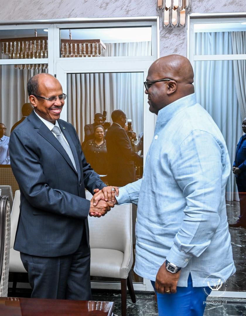 Le président de la République a reçu le président de la commission de l'union Africaine