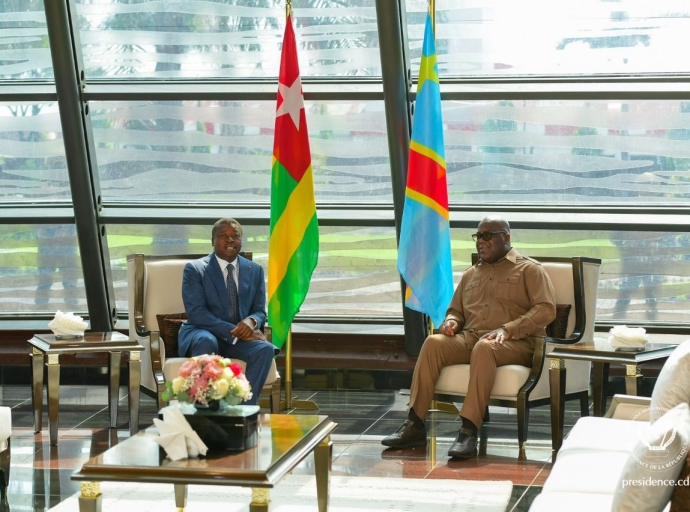 Est de la RDC : Tshisekedi et Gnassingbé unissent leurs voix face à l’insécurité