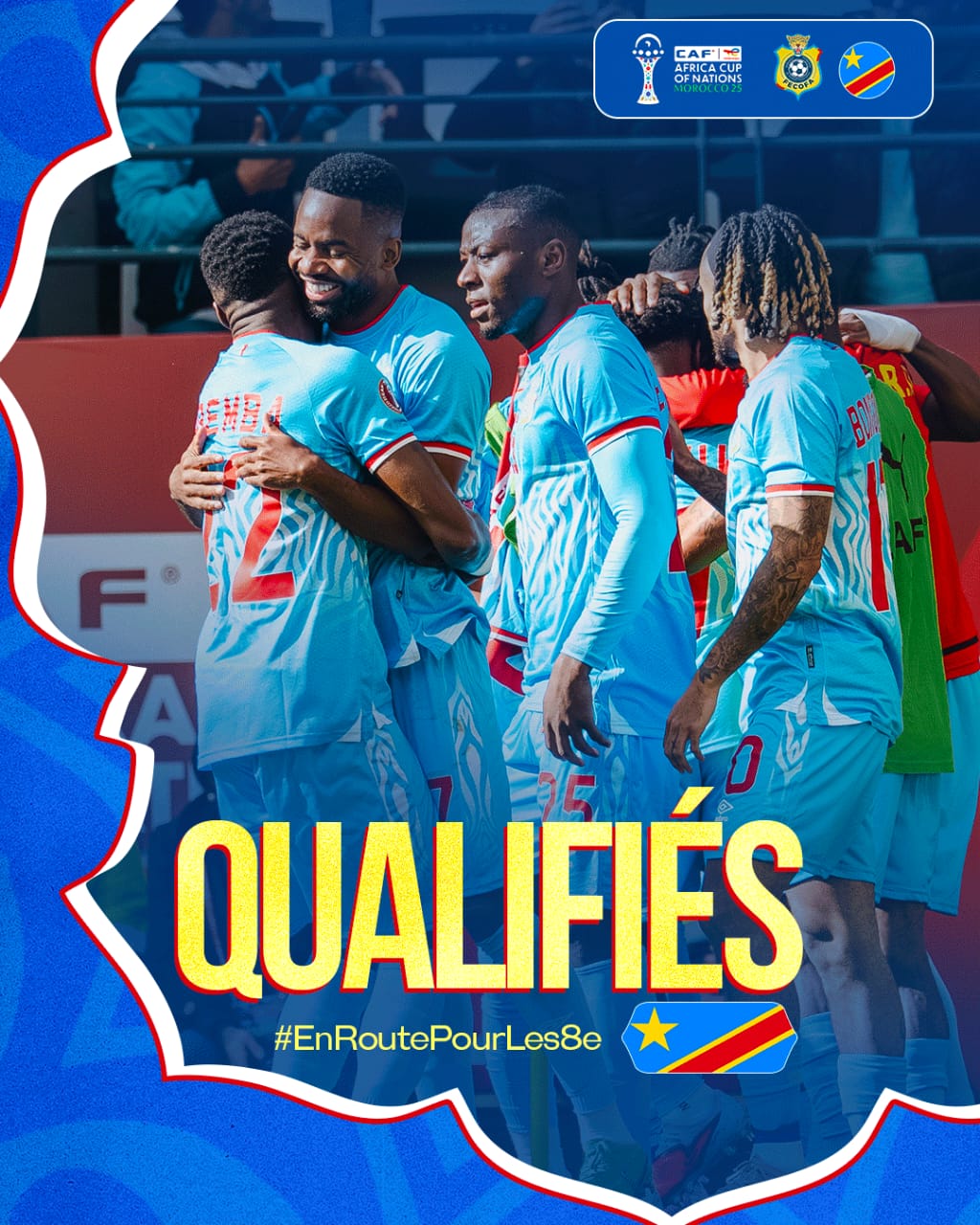 CAN Maroc 2025 : la RDC se qualifie pour les huitièmes et affrontera l’Algérie
