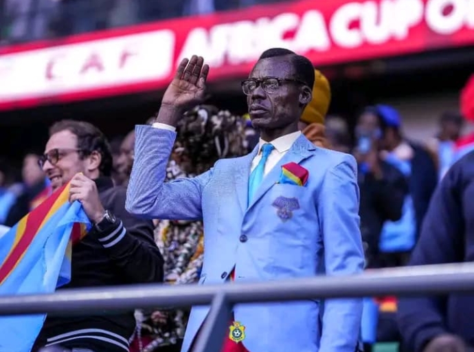 CAN Maroc 2025: Visage emblématique de cette CAN, Michel Kuka dit Lumumba Vea récompensé par le royaume du Maroc 