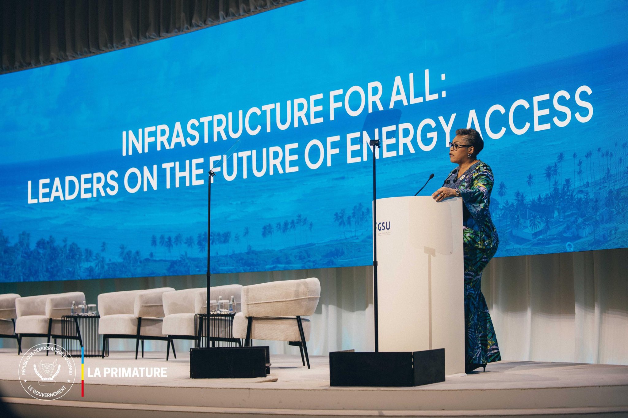 Transition énergétique : Judith Suminwa plaide pour un rôle central de la RDC au Forum Global South Utilities