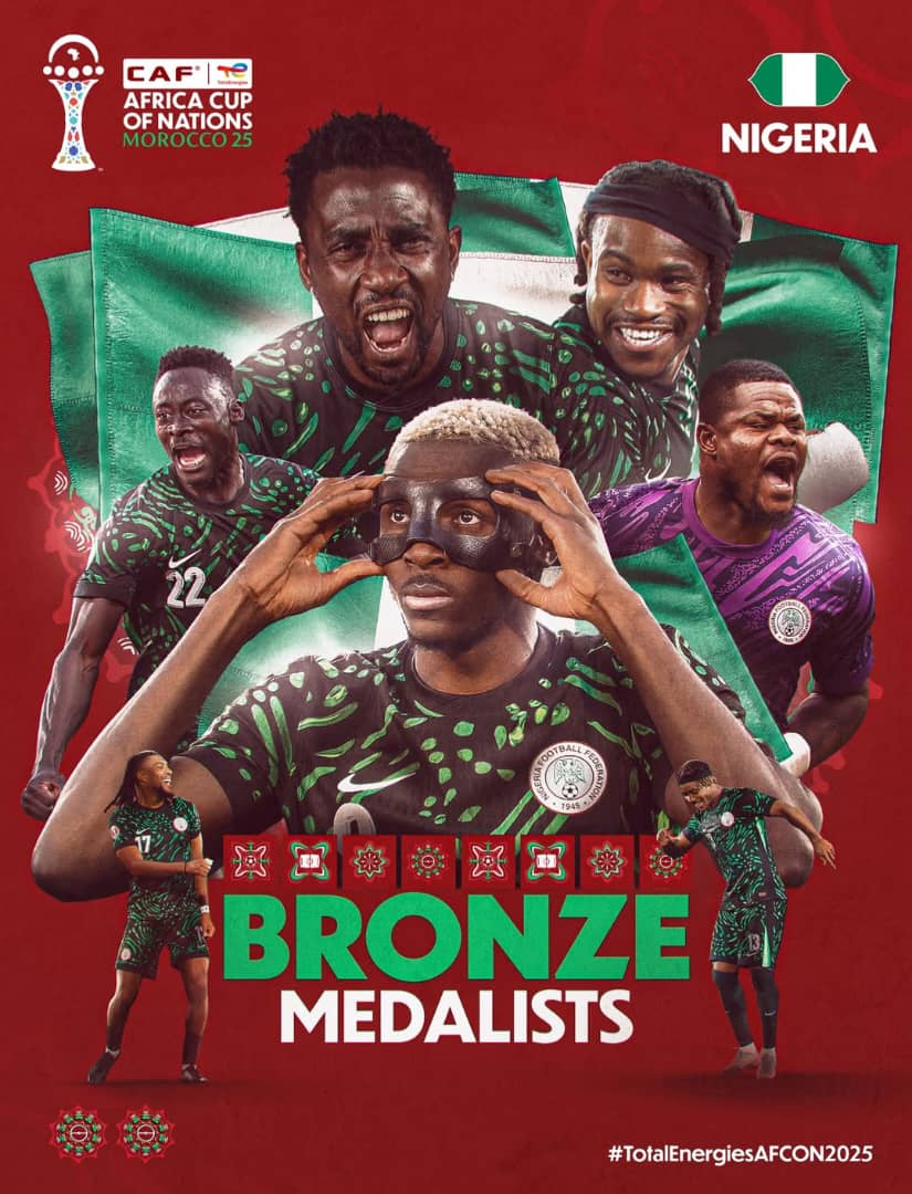 CAN 2025: Le Nigeria décroche la médaille de bronze et termine sur une note d’honneur