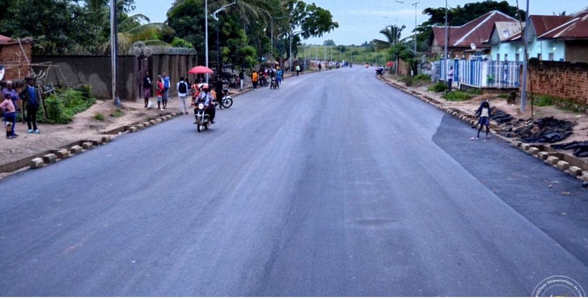 Kasaï Central : asphaltage de deux kilomètres du boulevard Laurent-Désiré Kabila à Kananga