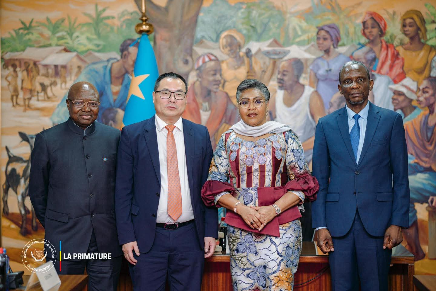 RDC : la Première ministre Judith Suminwa reçoit le géant chinois LiuGong à la Primature