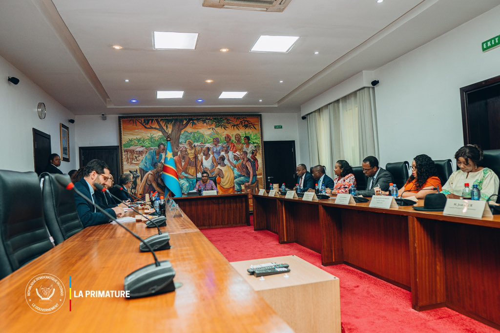 RDC–Union européenne : Judith Suminwa échange avec le représentant spécial de l’UE sur l’aide humanitaire dans l’Est