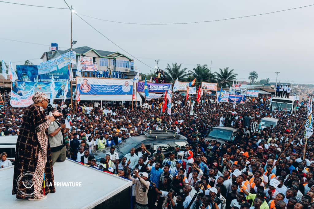 Bumba : Judith Suminwa annonce des projets anti-érosion et d’infrastructures