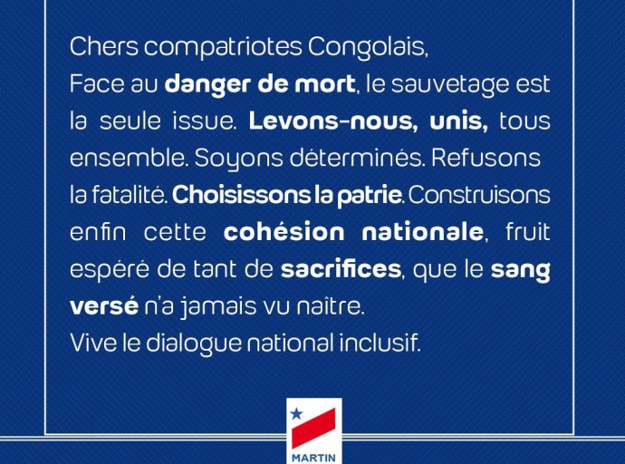 Crise dans l’Est : Martin Fayulu mise sur le dialogue pour sauver l’unité nationale