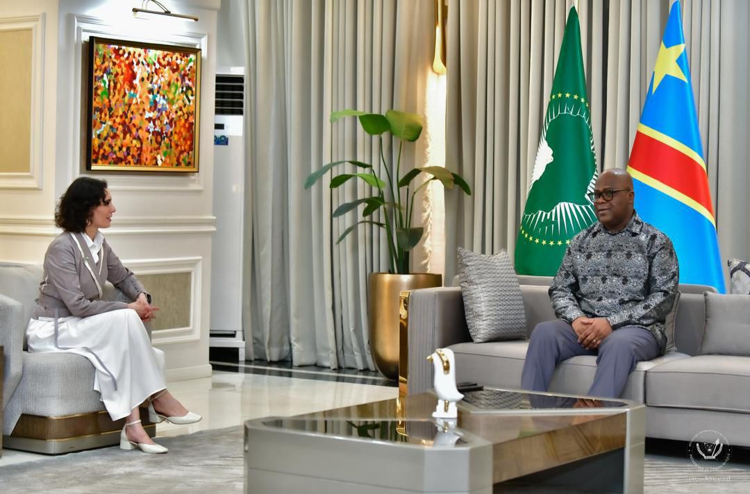 Le Président de la République a reçu Mme Hadja Lahbib, la commissaire européenne chargée de l'aide humanitaire