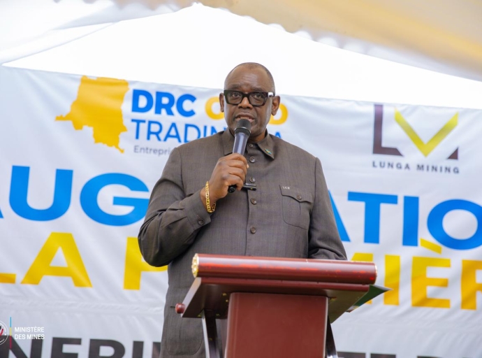 Tanganyika : la RDC lance sa première raffinerie pilote d’or à Kalemie